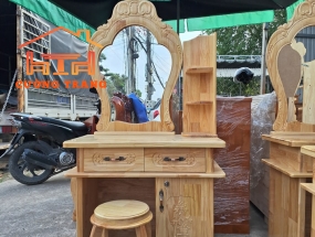 BÀN TRANG ĐIỂM GỖ THÔNG 80