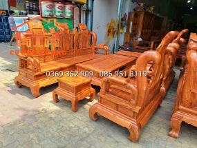 SALON HƯƠNG ĐÁ TẦN THUỶ HOÀNG KHUÔN 4 VÁN 2 SIÊU DÀY