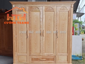 TỦ ÁO GỖ SỒI NGA