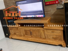 KỆ TV GÕ ĐỎ 100% 1M8