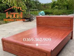 GIƯỜNG HƯƠNG ĐÁ DÁT PHẢN 1m6