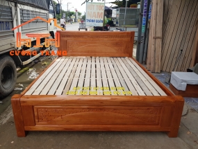 GIƯỜNG NGỦ GỖ XOAN TA 1M6