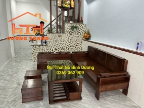 SOFA GÓC NHỎ GỖ SỒI NGA