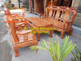 SALON GỖ HƯƠNG ĐÁ QUỐC ĐÀO CỘT 10