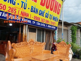 SALON GỖ GÕ ĐỎ HOÀNG GIA MẶT LIỀN TẤM