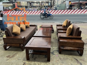 SOFA ĐỐI CHÂN ĐÙI GÀ GỖ SỒI NGA