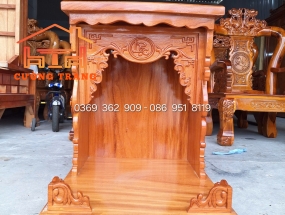 BÀN THỜ THẦN TÀI THỔ ĐỊA GÕ ĐỎ 100%