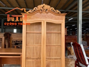 TỦ RƯỢU TRANG TRÍ GỖ GÕ ĐỎ 100%