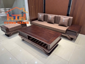 Sofa 1 Văng Chân Thuyền 3 Món
