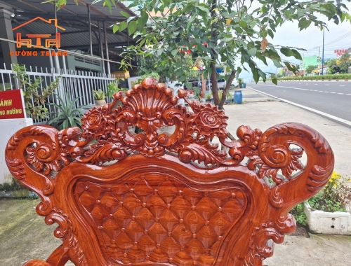 SALON HOÀNG GIA GỖ HƯƠNG ĐÁ 100%