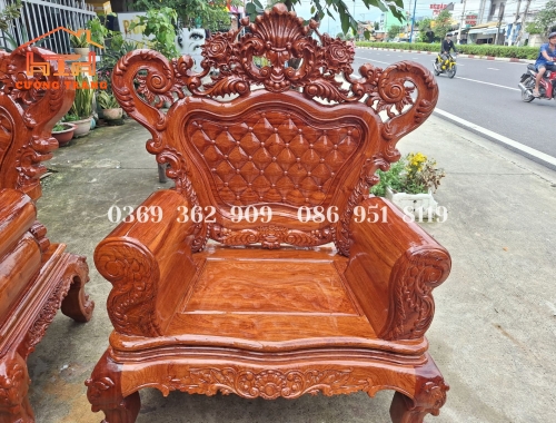 SALON HOÀNG GIA GỖ HƯƠNG ĐÁ 100%