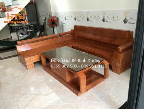 SALON GÓC KIM CƯƠNG GỖ SỒI NGA