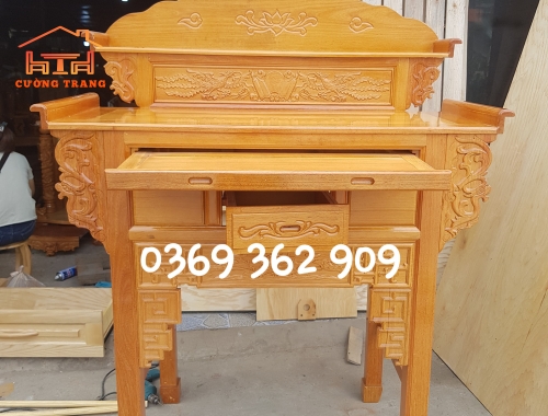 BÀN THỜ GỖ CĂM XE