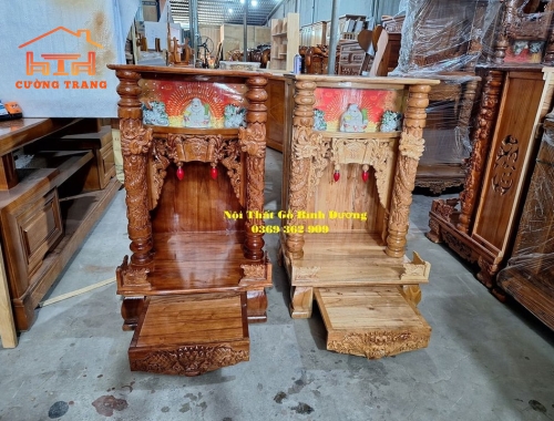 ÔNG ĐỊA GỖ XOAN 