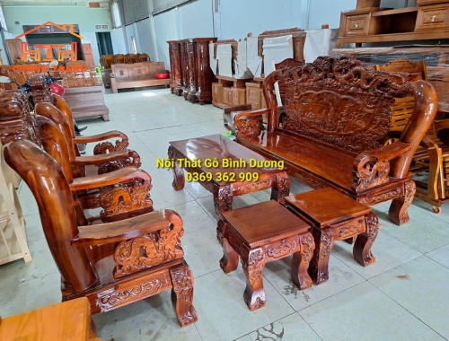 SALON GỖ TRÀM BÔNG VÀNG CỘT 12