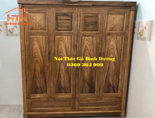 TỦ ÁO GỖ HƯƠNG XÁM