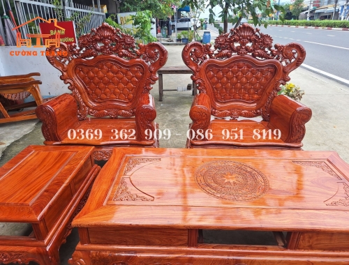 SALON HOÀNG GIA GỖ HƯƠNG ĐÁ 100%