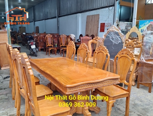 BÀN ĂN GỖ GÕ ĐỎ 100%