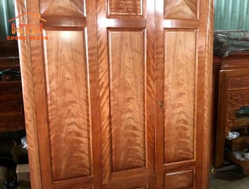 TỦ ÁO GỖ XOAN ĐÀO THƯỜNG 1M6