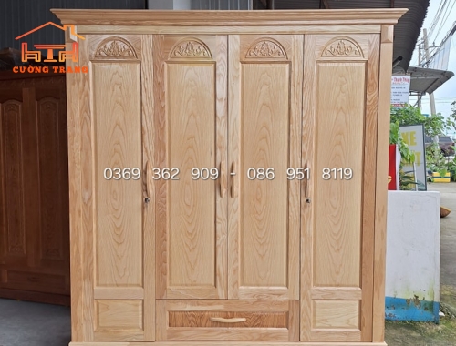 TỦ ÁO GỖ SỒI NGA