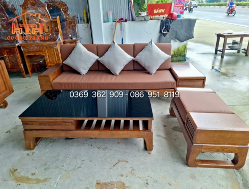SOFA GỖ SỒI NGA