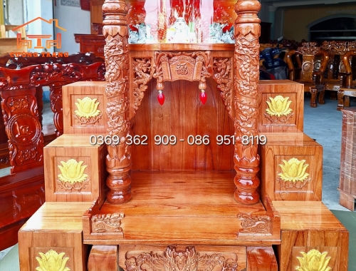COMBO BÀN THỜ ÔNG ĐỊA GỖ XOAN