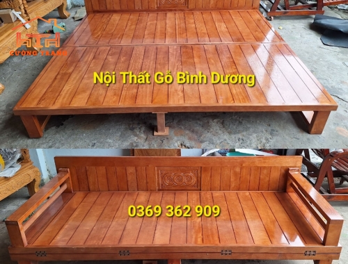 Giường Gấp Gọn Gỗ Tự Nhiên