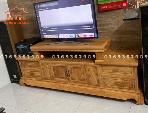 KỆ TV GÕ ĐỎ 100% 1M8