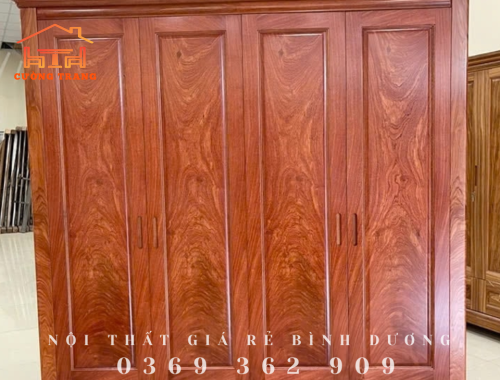 TỦ ÁO GỖ HƯƠNG ĐÁ 2M