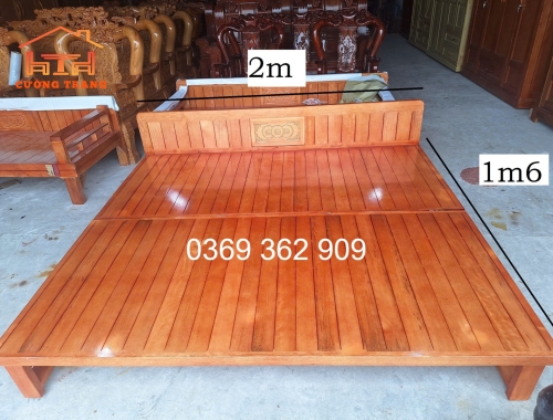 Giường Gấp Gọn Gỗ Tự Nhiên