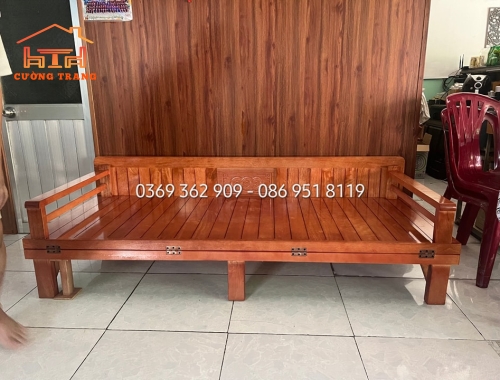 Giường Gấp Gọn Gỗ Tự Nhiên