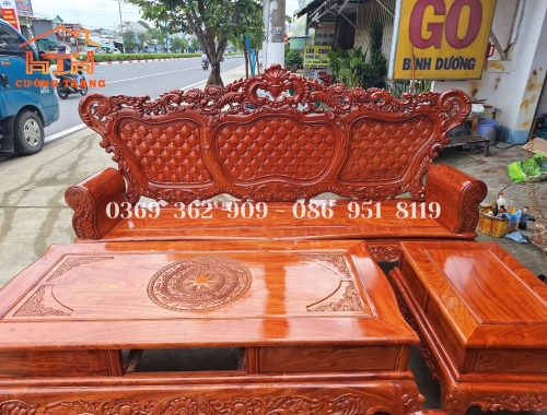 SALON HOÀNG GIA GỖ HƯƠNG ĐÁ 100%