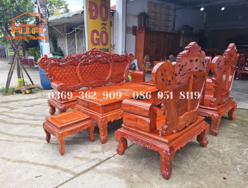 SALON HOÀNG GIA GỖ HƯƠNG ĐÁ 100%