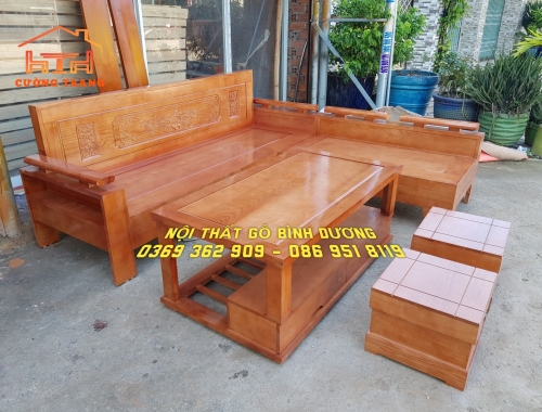 SALON GÓC NHỎ GỖ SỒI NGA