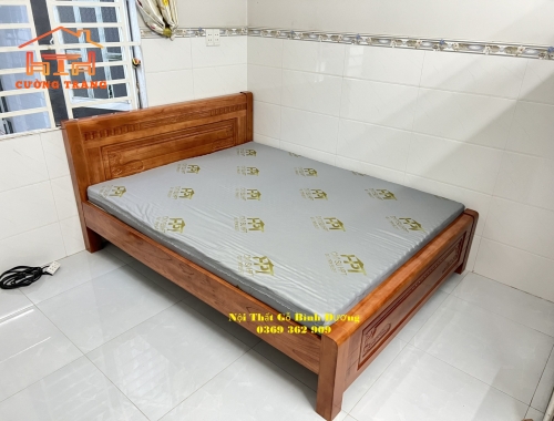 GIƯỜNG NGỦ GỖ XOAN TA 1M6