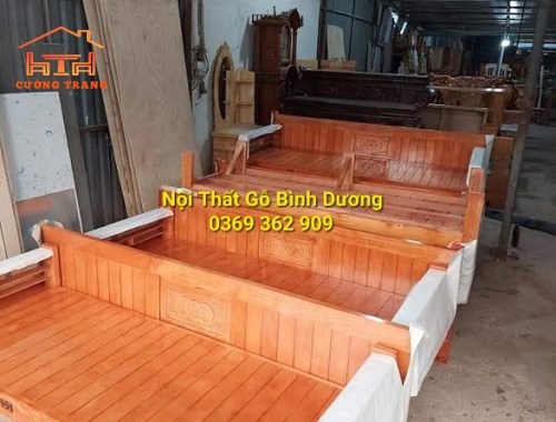 GIƯỜNG GẤP GỌN GỖ GIÀNG GIÀNG 1m4