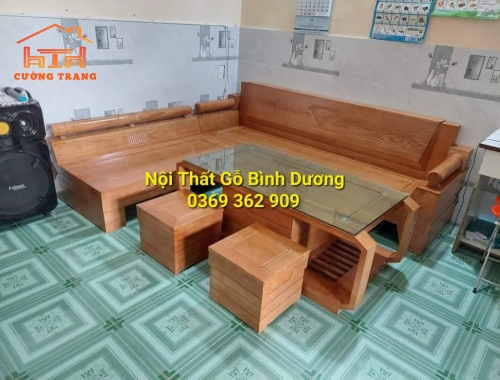 SALON GÓC KIM CƯƠNG GỖ SỒI NGA
