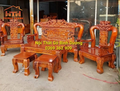 SALON GỖ TRÀM BÔNG VÀNG CỘT 12