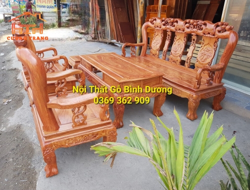 SALON GỖ HƯƠNG ĐÁ QUỐC ĐÀO CỘT 10