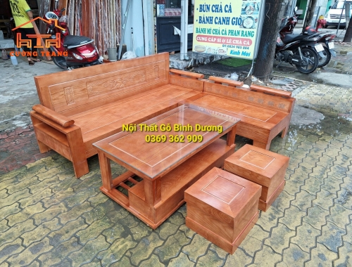 SALON GÓC NHỎ GỖ SỒI NGA