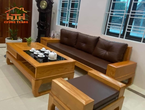 SOFA GỖ SỒI NGA
