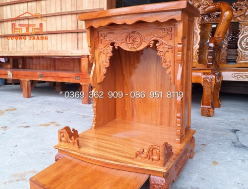 BÀN THỜ THẦN TÀI THỔ ĐỊA GÕ ĐỎ 100%