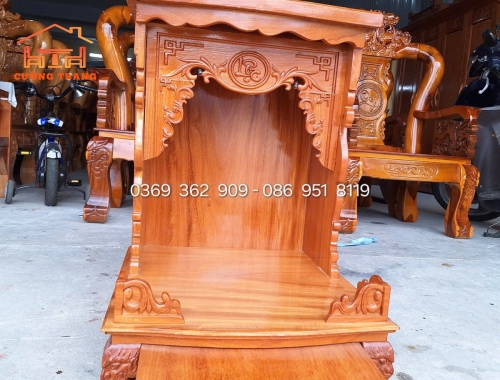 BÀN THỜ THẦN TÀI THỔ ĐỊA GÕ ĐỎ 100%