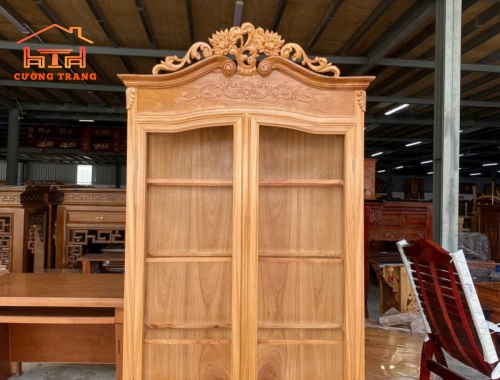 TỦ RƯỢU TRANG TRÍ GỖ GÕ ĐỎ 100%