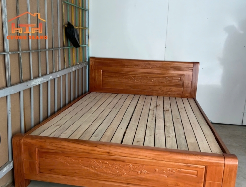 GIƯỜNG NGỦ GỖ XOAN TA 1M6