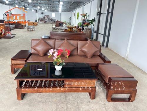 Sofa 1 Văng Chân Quỳ 3 Món