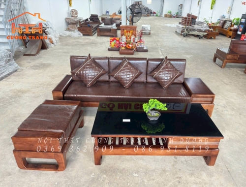 Sofa 1 Văng Chân Quỳ 3 Món