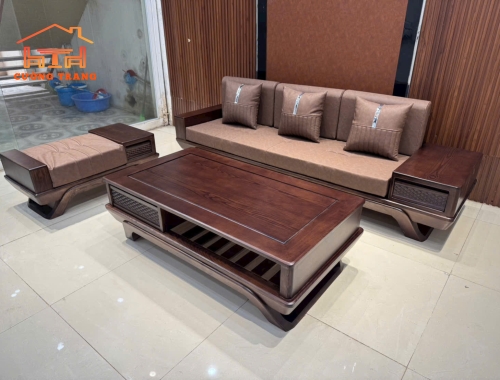 Sofa 1 Văng Chân Thuyền 3 Món
